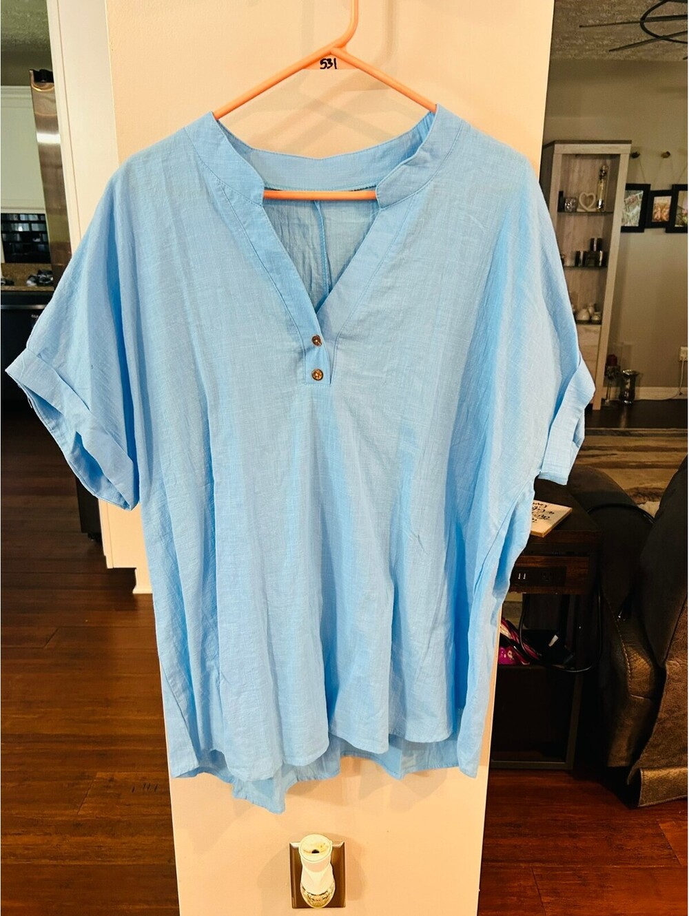 Light Blue pullover top